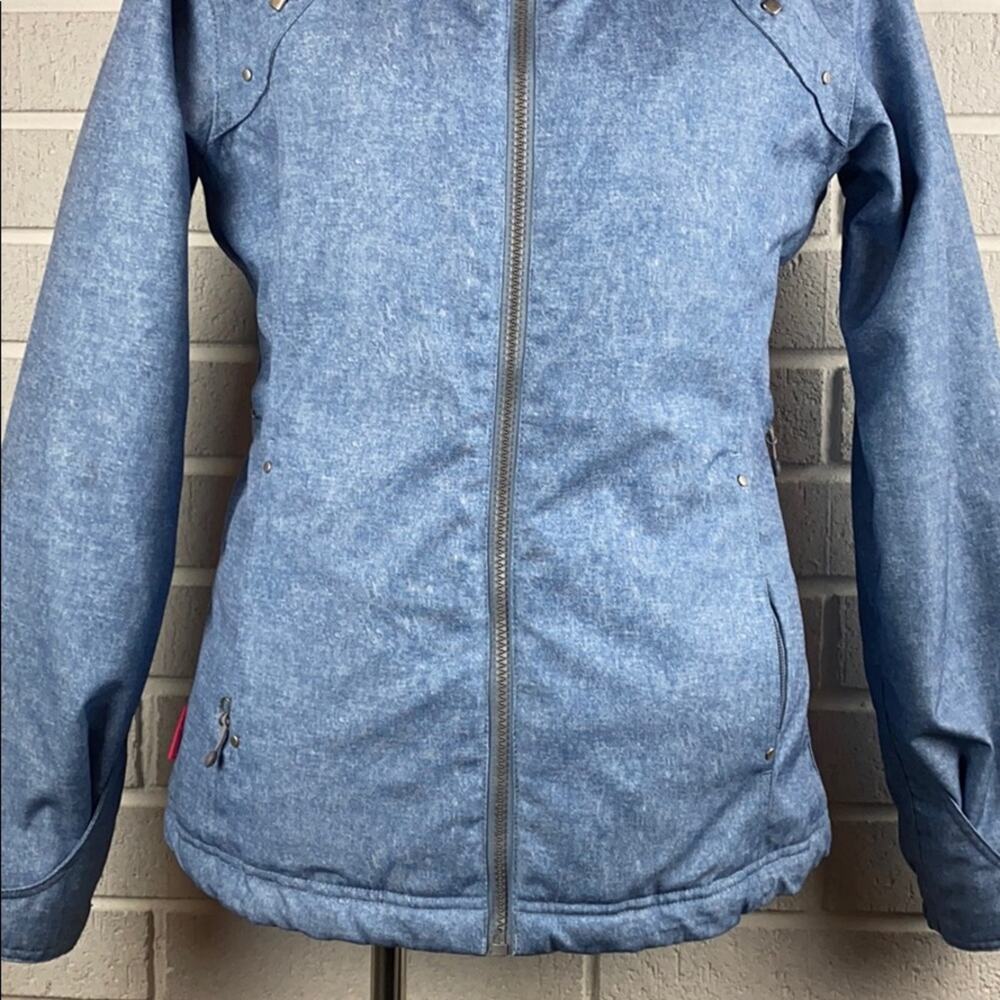 Betty Rides Women's Blue Snowboard Jacket Size Small - Picture 2 of 12